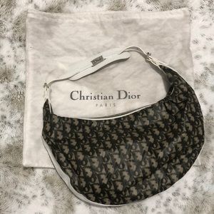 Christian Dior nylon hobo (green)